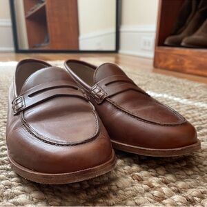 J. Crew Brown Leather Loafers